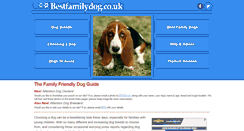 Desktop Screenshot of bestfamilydog.co.uk